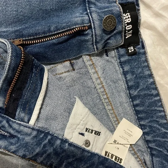 Ser.o.ya Lex distressed and bleached jean shorts - Picture 8 of 8